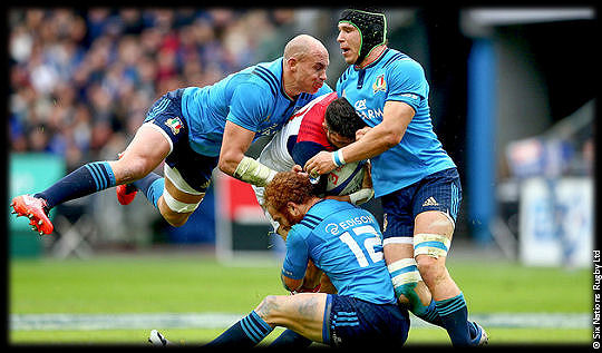 France v Italy Sergio Parisse RBS 6 Nations 2016